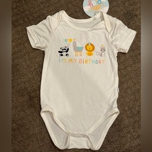 Birthday onesie little sleepies